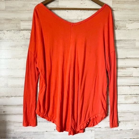 Free People Moonshine Oversized Long Sleeve Top Small - Picture 3 of 5